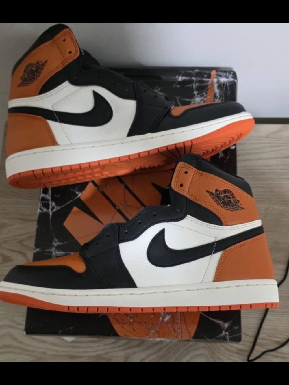 Nike Air Jordan 1 High OG Shattered Backboard (2025)- White/Black/Orange